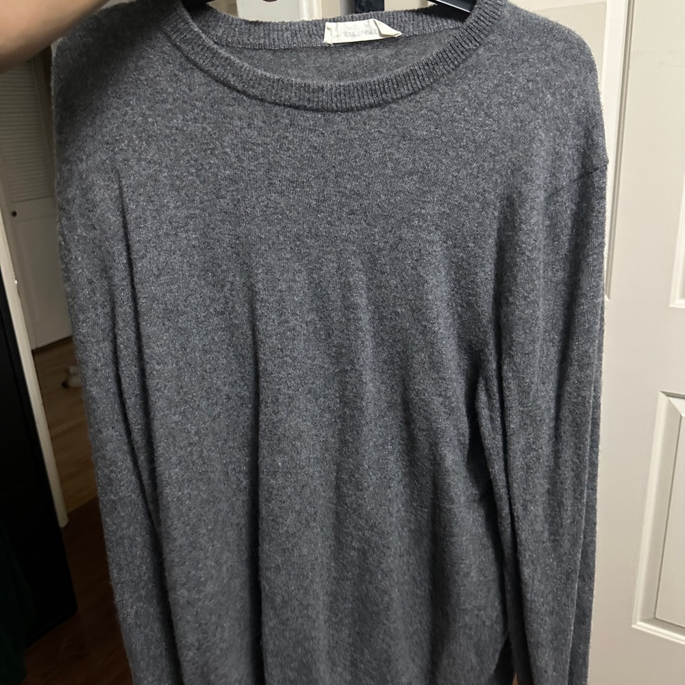Everlane cashmere Grey Crew Neck Sweater